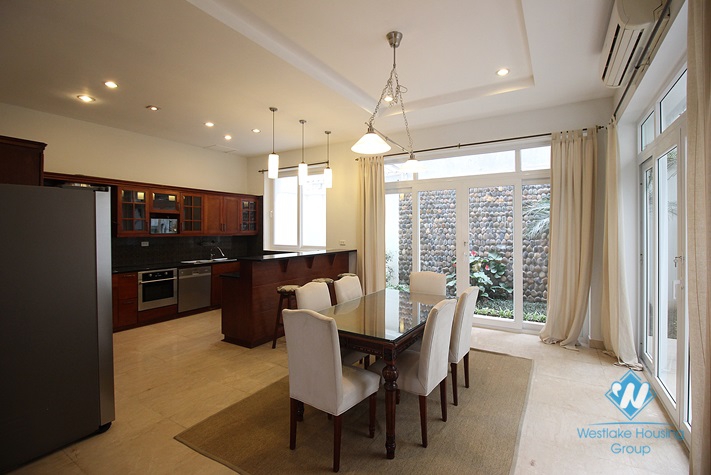 Spacious villa with 5 bedrooms for rent in T block, Ciputra, Hanoi
